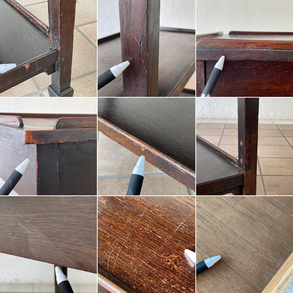 UKビンテージ Vintage オーク材 トロリー キッチンワゴン 1ドロワー 英国家具 アンティーク Antique ◇