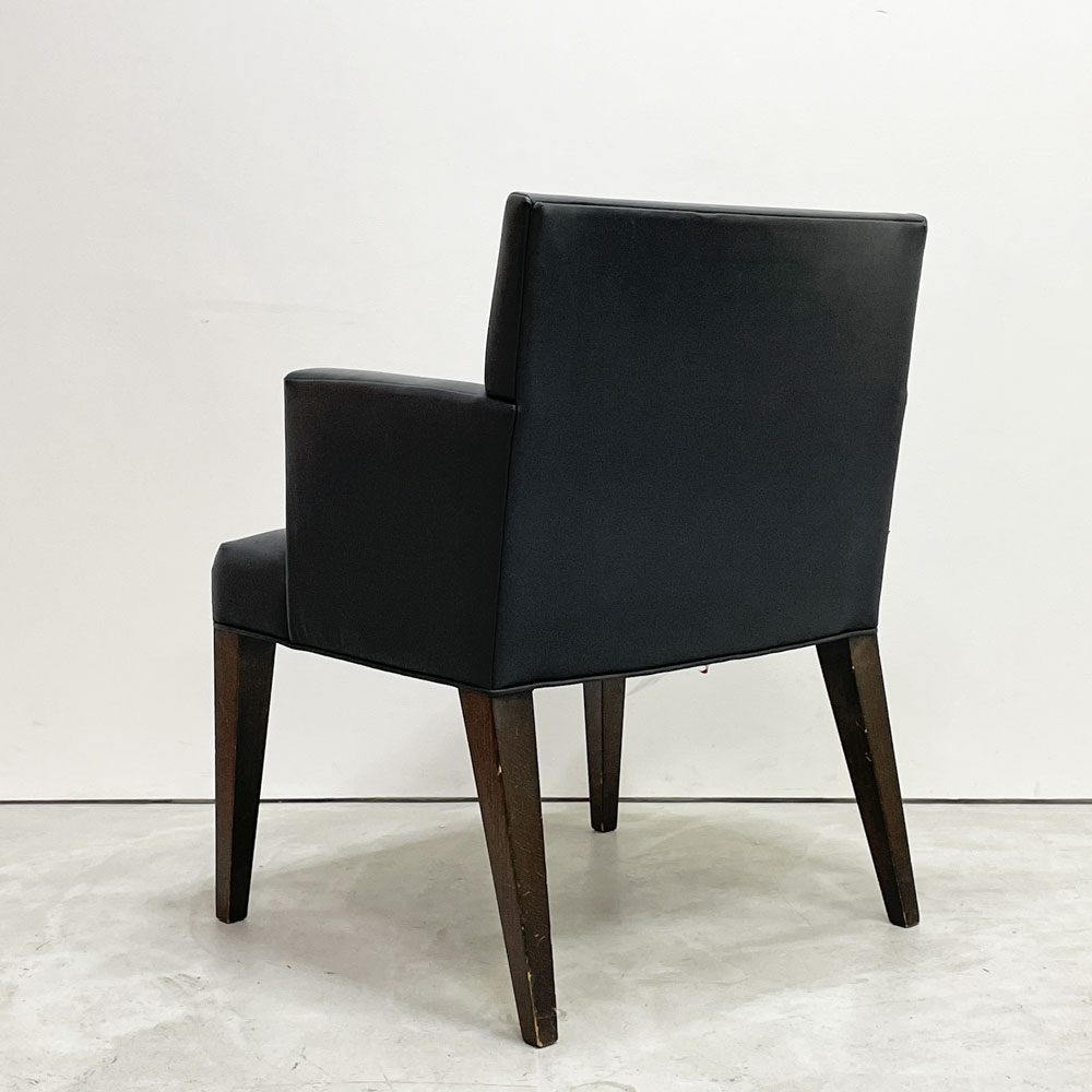 コンプレックス COMPLEX チェアマン アームチェア Chairman Armchair ブラック PVCレザー モダンデザイン シンプル A ●
