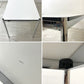 USMモジュラーファニチャー USM Haller USMハラーテーブル ワーキングデスク ダイニングテーブル W150×D75×H74cm アジャスター パールグレーラミネート(ホワイト) 高さ調整機能付 A ●