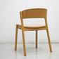 ムート muuto カバーサイドチェア Cover Side Chair ダイニングチェア スタッキング オーク材 布座 クヴァドラ生地 トーマス・ベンゼン ピンク B ●