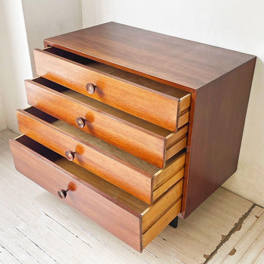 ハーマンミラー Herman Miller ネルソンベーシックキャビネット Nelson Basic Cabinet Series 4ドロワー チェスト ビンテージ ジョージ・ネルソン ミッドセンチュリー ★