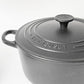 ルクルーゼ LE CREUSET ココットロンド 両手鍋 22cm ブラック 両手鍋 鋳物 ★