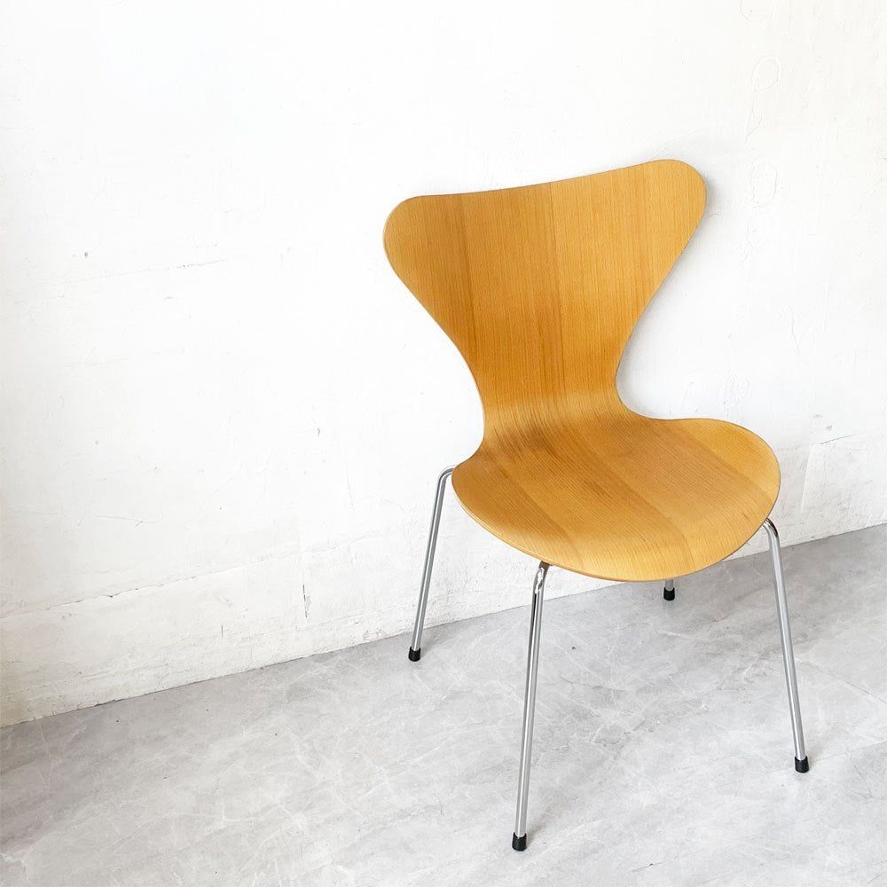 フリッツハンセン Fritz Hansen セブンチェア ビーチ材 ナチュラル アルネ・ヤコブセン Arne Jacobsen スタッキング デンマーク 北欧家具 ★