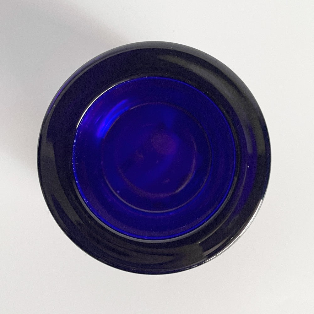 イッタラ iittala マリメッコ marimekko キビ kivi キャンドルホルダー コバルトブルー 60mm ガラス ヘイッキ・オルヴォラ フィンランド 北欧雑貨 箱付 ■
