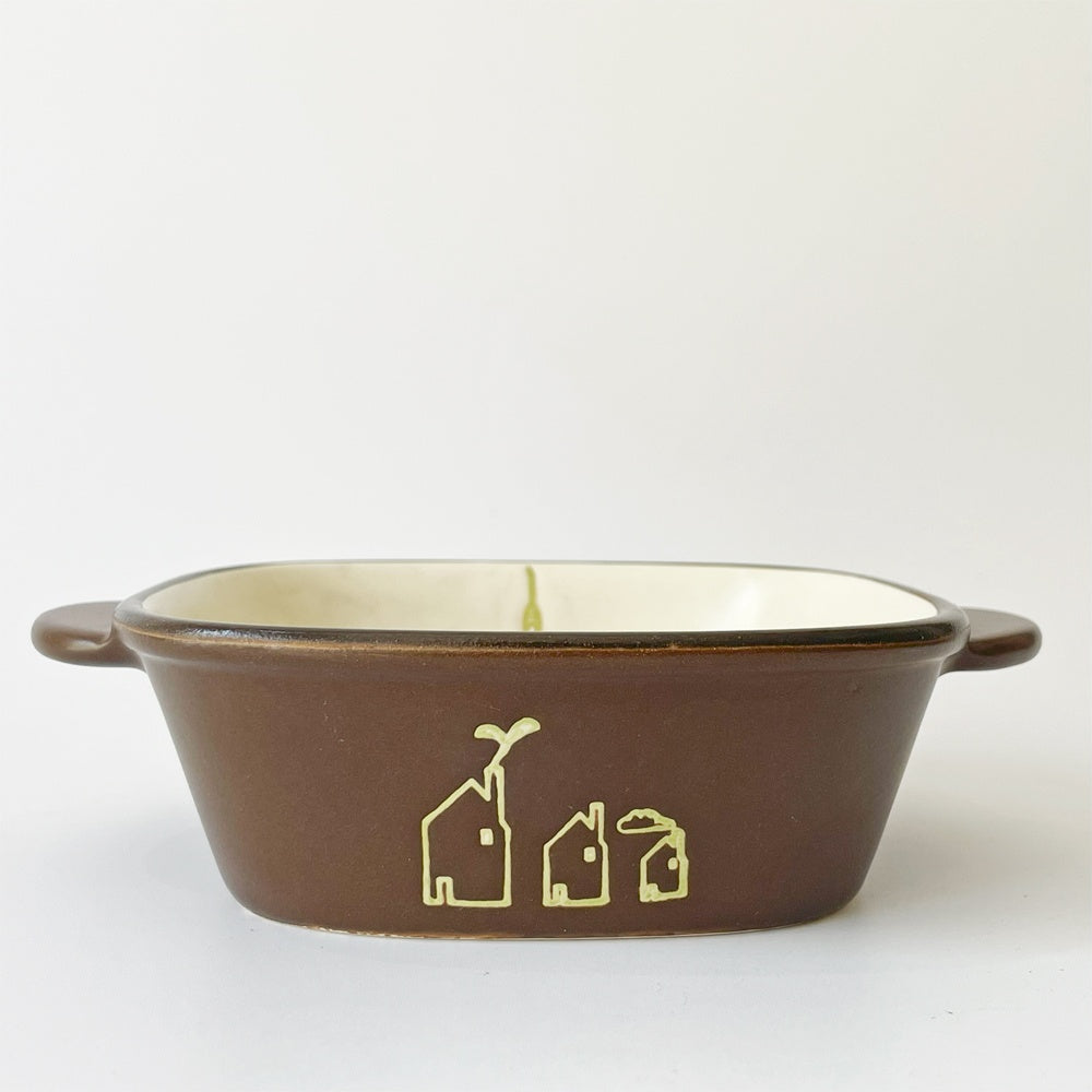 バザー・エ・ガルド-モンジェ Bazar et Garde-Manger ボナペティ！コレクション ボウル グラタン皿 ブラウン ★