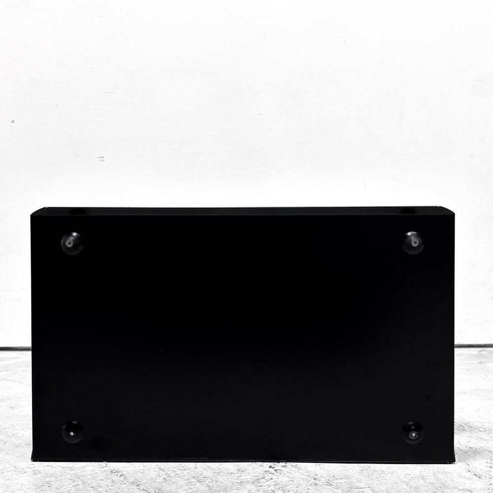 ビスレー BISLEY 3段 レターラック ブラック 書類棚 A4サイズ 横型 W38.5cm 壁掛け可 デスクアクセサリー 英国 ●