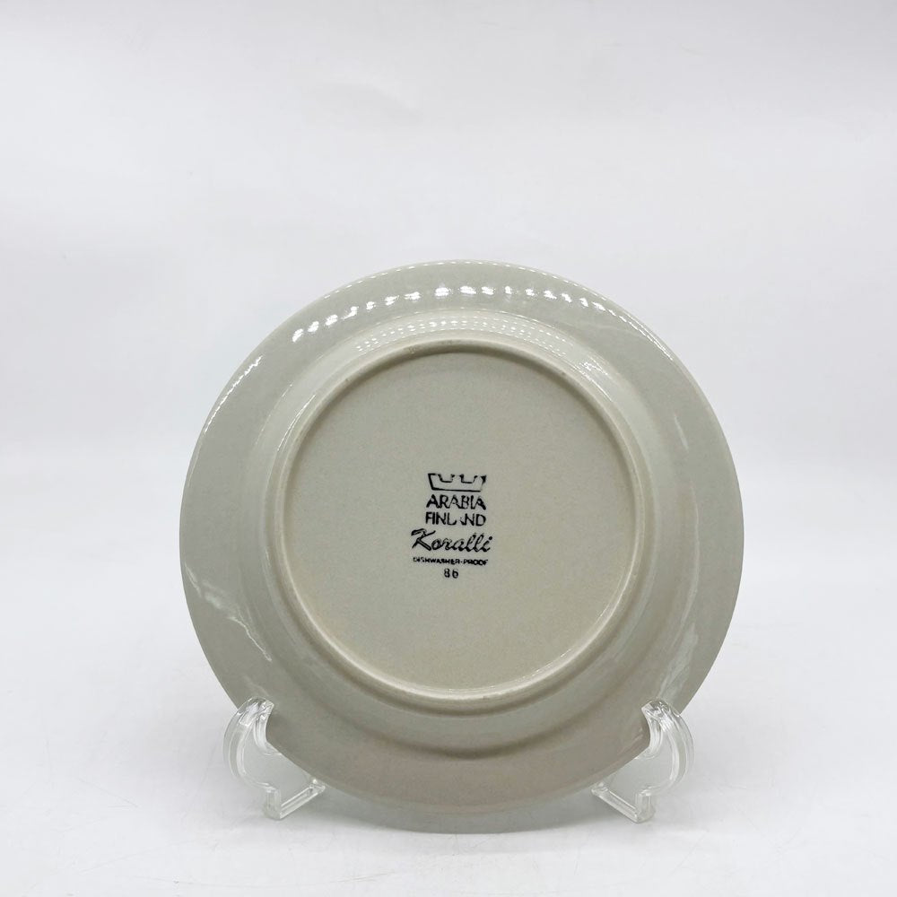 アラビア ARABIA コラッリ Koralli プレート 17.5cm Ulla Procope × Raija Uosikkinen ビンテージ 北欧食器 ●