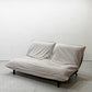 リーンロゼ ligne roset カラン CALIN 2シーターソファ ブルー系 ファブリック ウッドレッグ W167cm イージーカバー付き 定価￥404,800～ ●