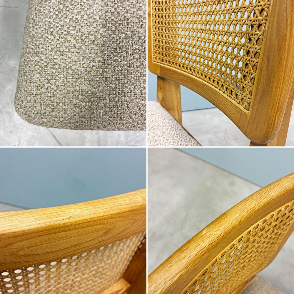 クラッシュゲート CRASHGATE ノットアンティークス Knot Antiques ピケ PIKE ダイニングチェア ベージュ オーク材 定価：￥31,900- A ◎