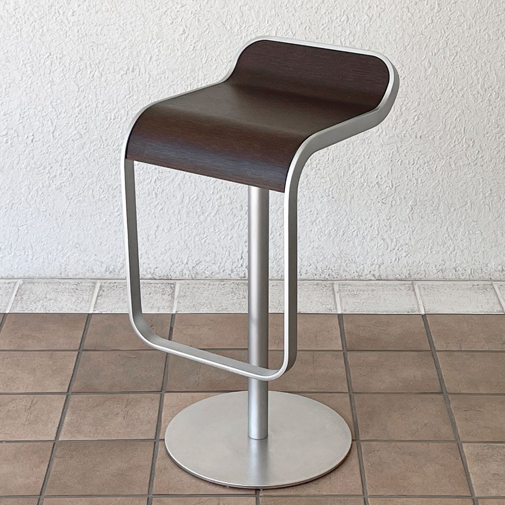 ラパルマ La palma レム LEM カウンタースツール 昇降式 カウンターチェア ハイスツール ウッドシート ダークウォールナット AZUMI アズミ ◇