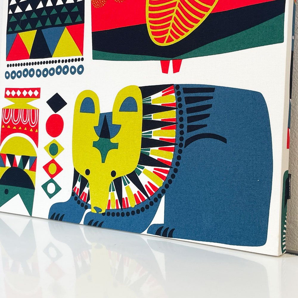 マリメッコ marimekko クックルールー Kukkuluuruu ファブリックパネル 40x40cm サンナ・アンヌッカ フィンランド 北欧雑貨 ★