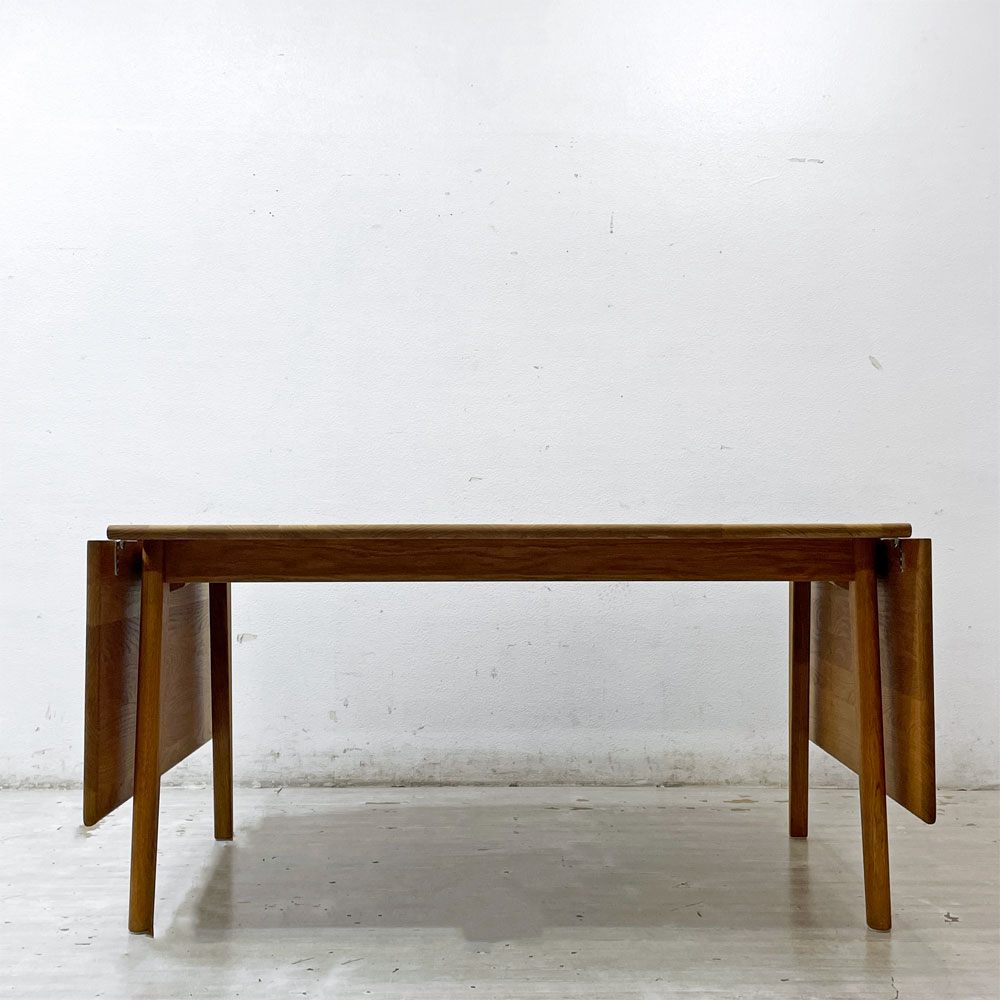 カールハンセン＆サン Carl Hansen & Son CH006 バタフライテーブル ドロップリーフテーブル ダイニングテーブル オーク無垢材 オイル仕上げ ハンス J.ウェグナー デンマーク 北欧家具 ●