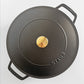 ストウブ STAUB ブレイザー ソテーパン 両手鍋 ホーロー鍋 ブラック 26cm 鋳物 鋳鉄 オーブン IH対応 フランス ■