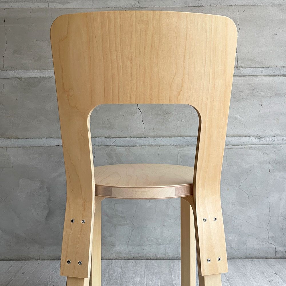 アルテック artek チェア66 Chair66 ダイニングチェア バーチ材 ナチュラルラッカー アルヴァ・アアルト フィンランド 北欧家具 日本仕様 ♪