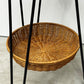イデー IDEE ワラビー WALLABY サイドテーブル SIDE TABLE ラタン スチール ブラック ナチュラルモダン H60㎝ 定価￥39,900- ◎