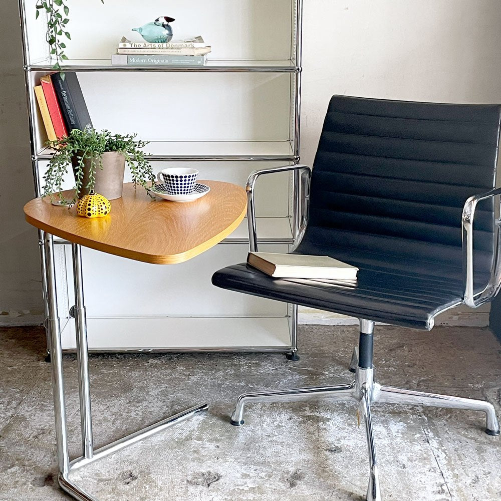 テクタ TECTA K22 サイドテーブル SIDE TABLE オーク材 高さ調整可 アクセル・ブロッホイザー アレキサンダーカルダー ドイツ バウハウス ■