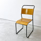 クラッシュゲート CRASH GATE ノットアンティークス Knot antiques ブルーノチェア RP6 BLUNO CHAIR スタッキングチェア プライウッド スチールレッグ ブラック 関家具 B ●