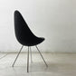 フリッツハンセン Fritz Hansen ドロップチェア DROP 3110 フルパディング ダークグレーファブリック アルネ・ヤコブセン 北欧 デンマーク ●