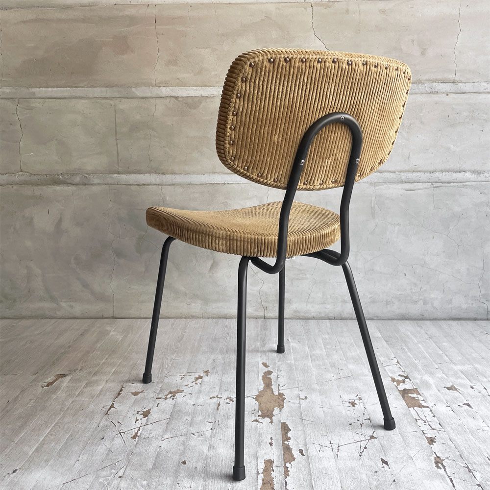 トラックファニチャー TRUCK FURNITURE スット ダイニングチェア SUTTO DINING CHAIR コーデュロイ×スチールフレーム インダストリアル B ♪