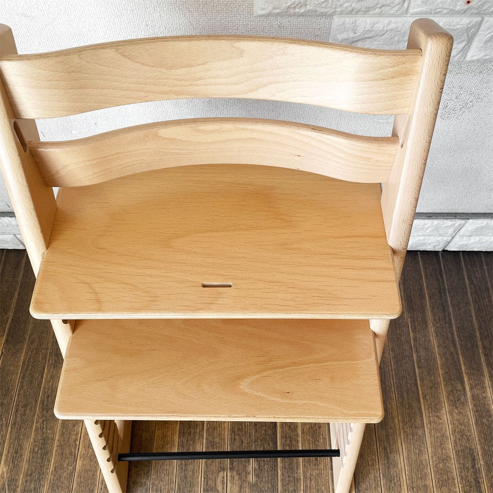 ストッケ STOKKE トリップトラップ TRIPP TRAPP ベビーチェア キッズチェア S/N3～ ナチュラル ノルウェー 北欧家具 定価￥34,980- ◎