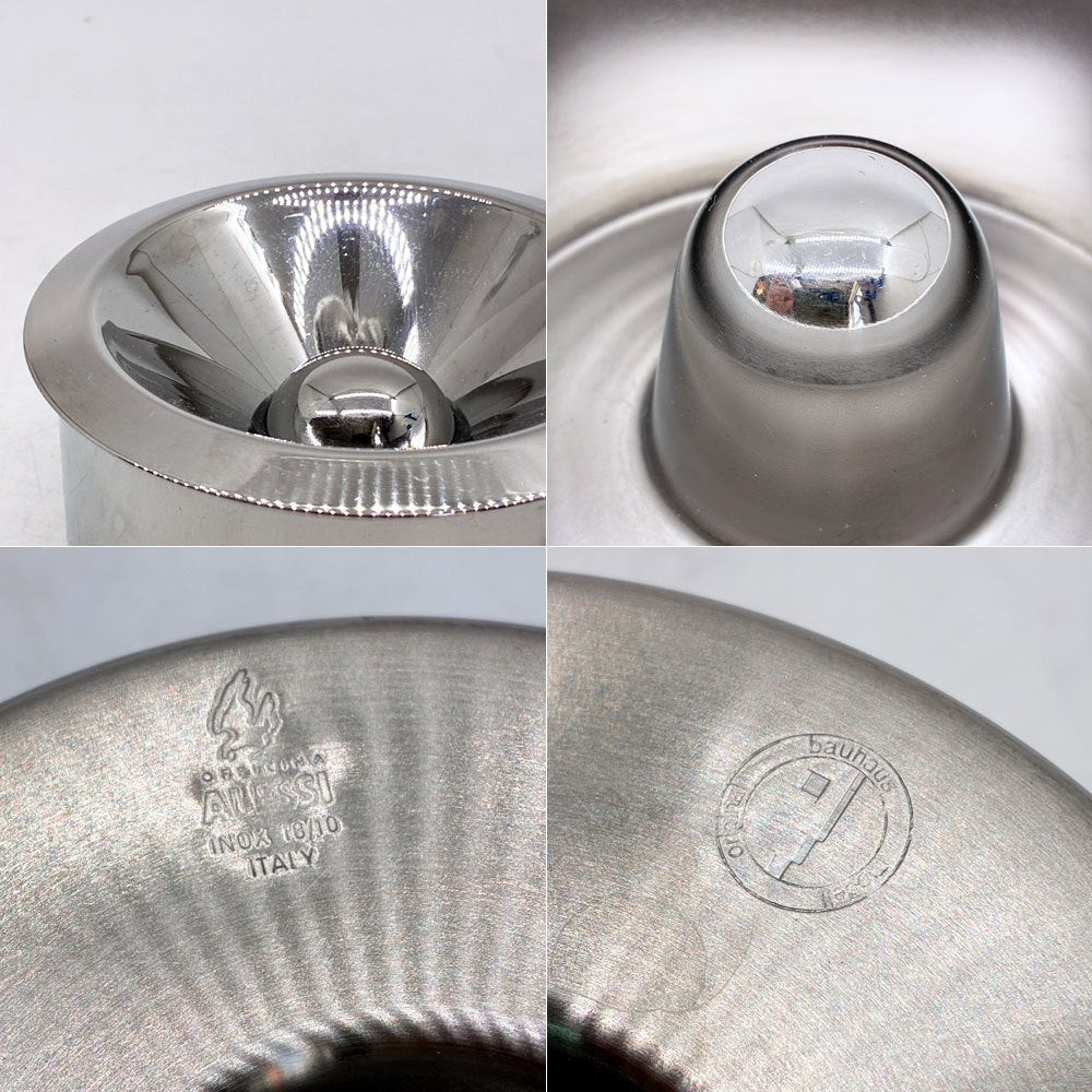 アレッシィ ALESSI バウハウス BAUHAUS ARCHIV アッシュトレイ 灰皿 マリアンヌ ブラント Marianne Brandt ●