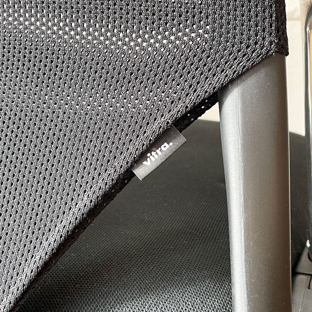 ヴィトラ vitra メダ2チェア MEDAⅡ オフィスチェア デスクチェア 昇降機能 リクライニングロック ブラック アルベルト・メダ 現状品 ◎