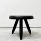 カッシーナ Cassina 524 ベルジェ スツール TABOURET BERGER オーク材 ブラック シャルロット・ペリアン 未使用 箱付き 美品 ●
