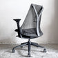 ハーマンミラー HermanMiller セイルチェア SAYL Chair ブラック サスペンションミドルバック アジャスタブルアーム イヴ・ベアール ■