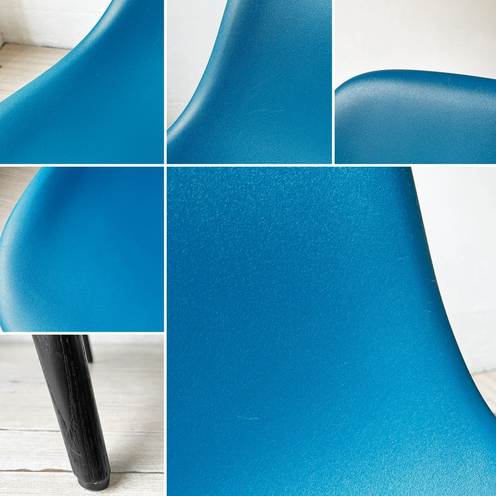 ハーマンミラー HermanMiller サイドシェルチェア ドゥエルレッグ 【ブラック×エボニー】 ポリプロピレン製 イームズ ★