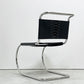 ノル Knoll ミースファンデルローエコレクション Mies van der Rohe Collection  MRサイドチェア MR SIDECHAIR カンチレバーチェア カウハイド 本革 ●