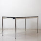 USMモジュラーファニチャー USM Haller USMハラーテーブル ワーキングデスク ダイニングテーブル W150×D75×H74cm アジャスター パールグレーラミネート(ホワイト) 高さ調整機能付 C ●