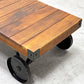 東谷 AZUMAYA トロリーテーブル Trolley Table Sサイズ コーヒーテーブル アイアン ブラウン インダストリアルデザイン ●