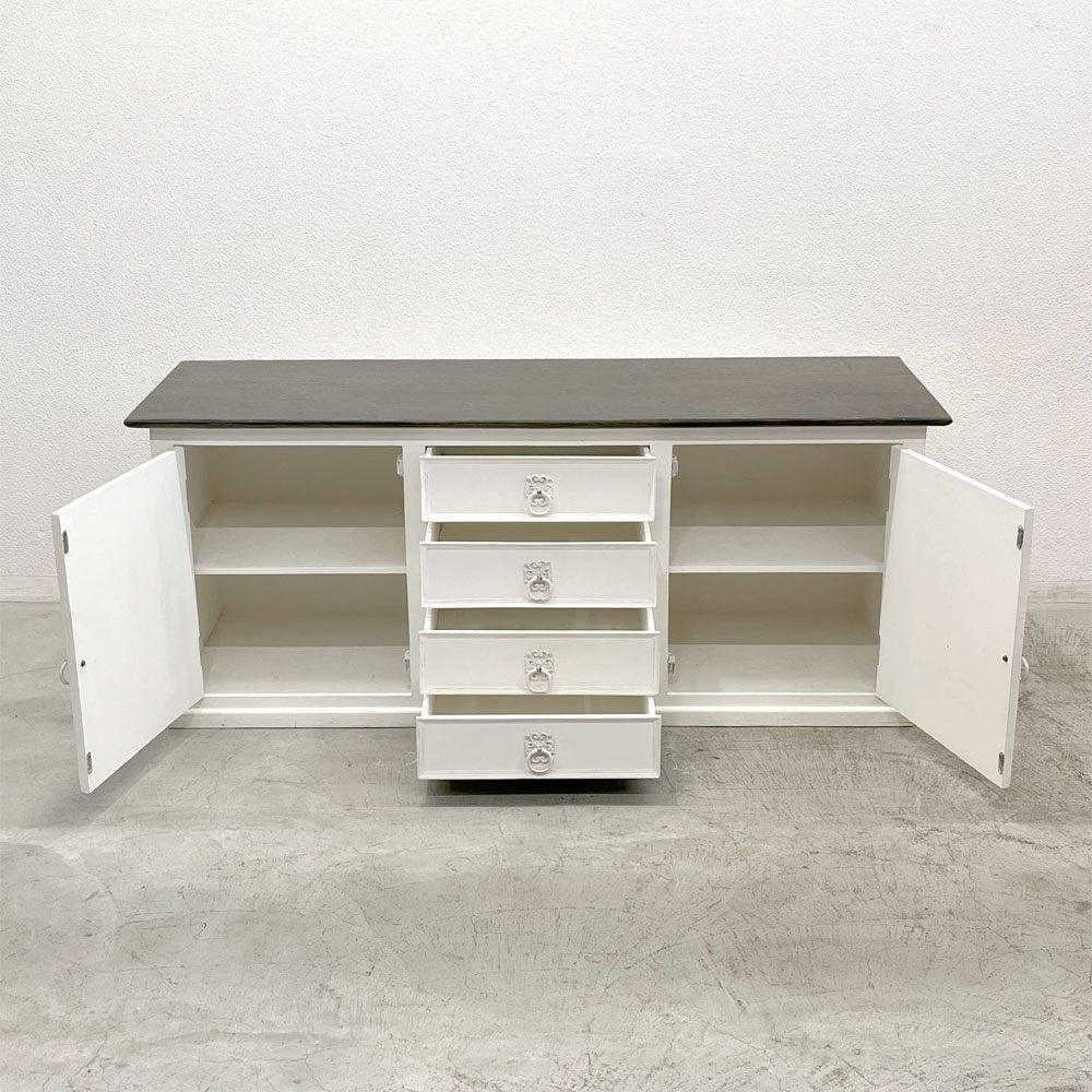 ブランディボワール BLANC D'IVOIRE JOE サイドボード ホワイトカラー シャビーシック サラグレース取扱い W180cm 〓