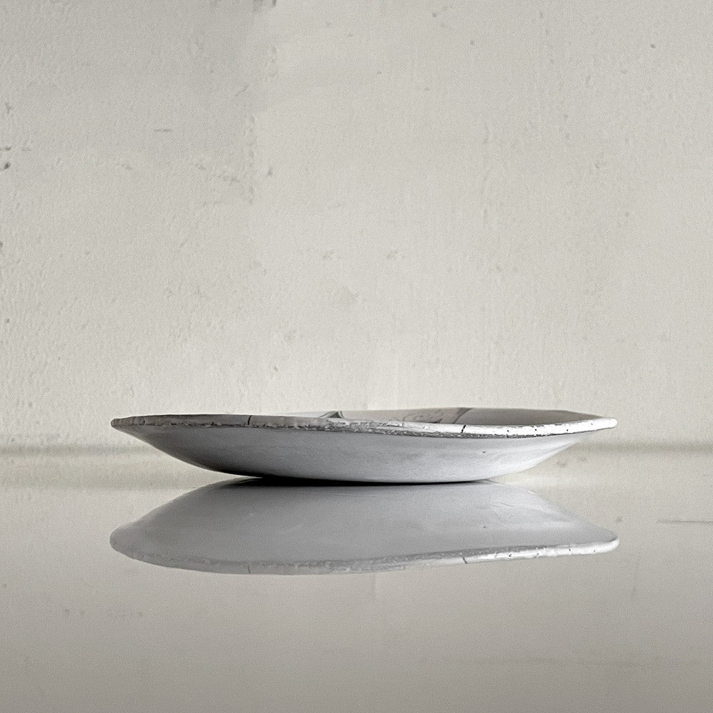 アスティエ・ド・ヴィラット ASTIER de VILLATTE ジョンデリアン JOHN DERIAN ハッピー Happy スモールプレート W14cm 陶器 フランス ■