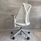 ハーマンミラー HermanMiller セイルチェア SAYL Chair デスクチェア オフィスチェア アジャスタブルアーム ホワイト イヴ・ベアール 2021年製 ♪