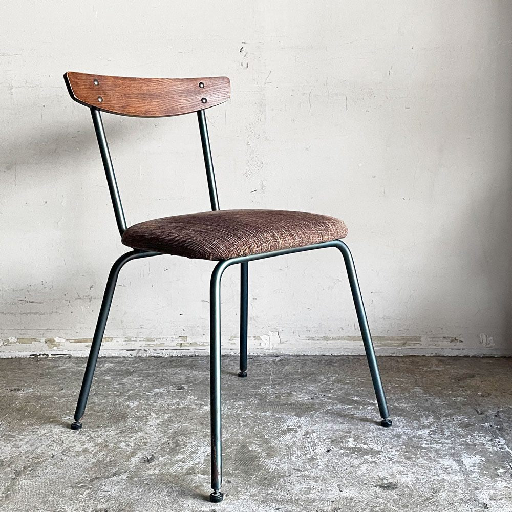 アクメファニチャー ACME Furniture グランドビュー チェア GRANDVIEW CHAIR ダイニングチェア  ファブリック ブラウン系 アイアン脚 廃番 ■