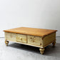 イーセンアーレン ETHAN ALLEN ファームハウス パイン コーヒーテーブル Farmhouse Pine 2ドロワー パイン材 90's ビンテージ vintage カントリースタイル ●