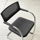 ヴィトラ vitra ビザビ2 Visavis2 アームチェア デスクチェア スタッキングチェア カンティレバー ブラック×ブラック アントニオ・チッテリオ ●