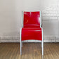 カルテル Kartell FPE chair スタッキングチェア ダイニングチェア アルミ ポリプロピレン レッド ロンアラッド イタリアモダン 廃番 ◎