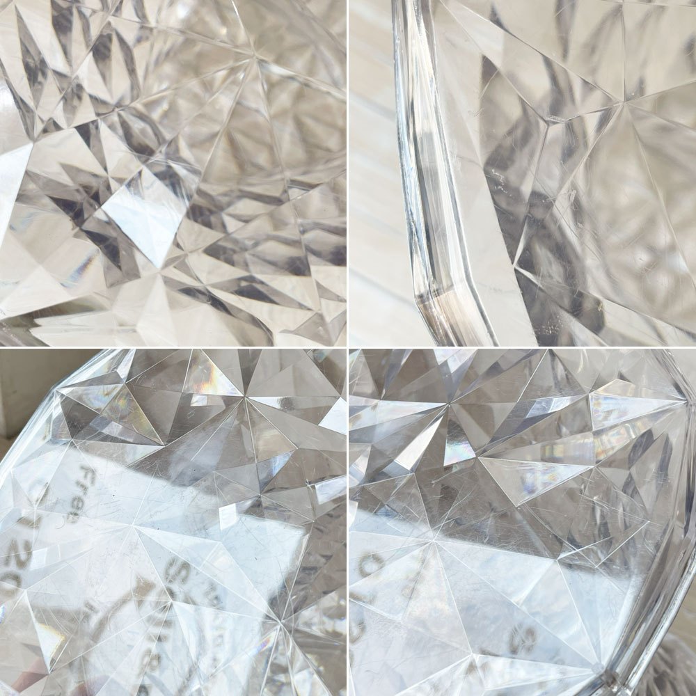 カルテル Kartell ストーン STONE スツール Stool クリスタル crystal マルセル・ワンダース Marcel Wanders イタリア 定価47,700円 ★