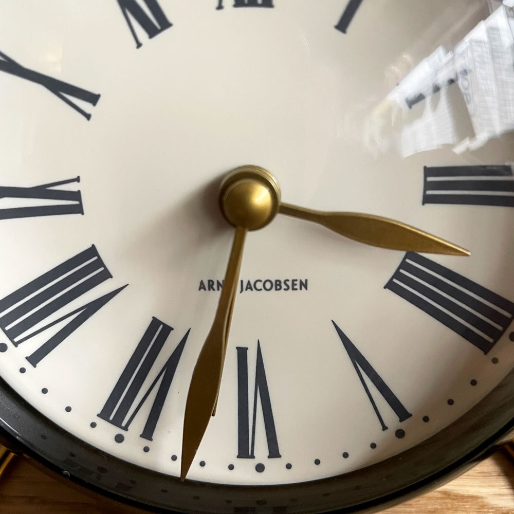 ローゼンダール Rosendahl ローマンクラシック ROMAN CLASSIC テーブルクロック 置き時計 アルネ・ヤコブセン 別注モデル♪