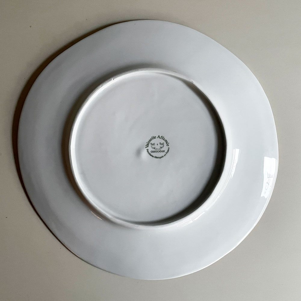 ツェツェアソシエ Tse＆Tse associees お腹ペコペコのお皿たち les affamés 大皿プレート オレンジ ウズベキスタン模様 フランス パリ 廃番 ♪