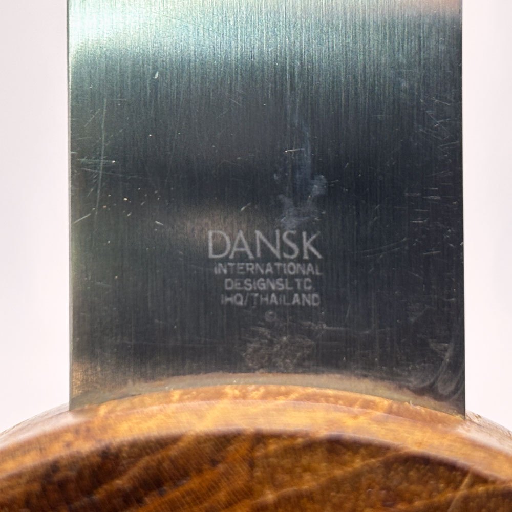 ダンスク DANSK カッティングボード＆ナイフ Lサイズ チーク材 無垢集成材 イェンス・クイストゴー Jens.H.Quistgaard JHQ 北欧デザイン ビンテージ C ●