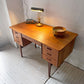デンマークビンテージ Danish Vintage チーク材 両袖デスク 袖机 パーソナルデスク 北欧家具 Teak Vintage desk 鍵付属  ★