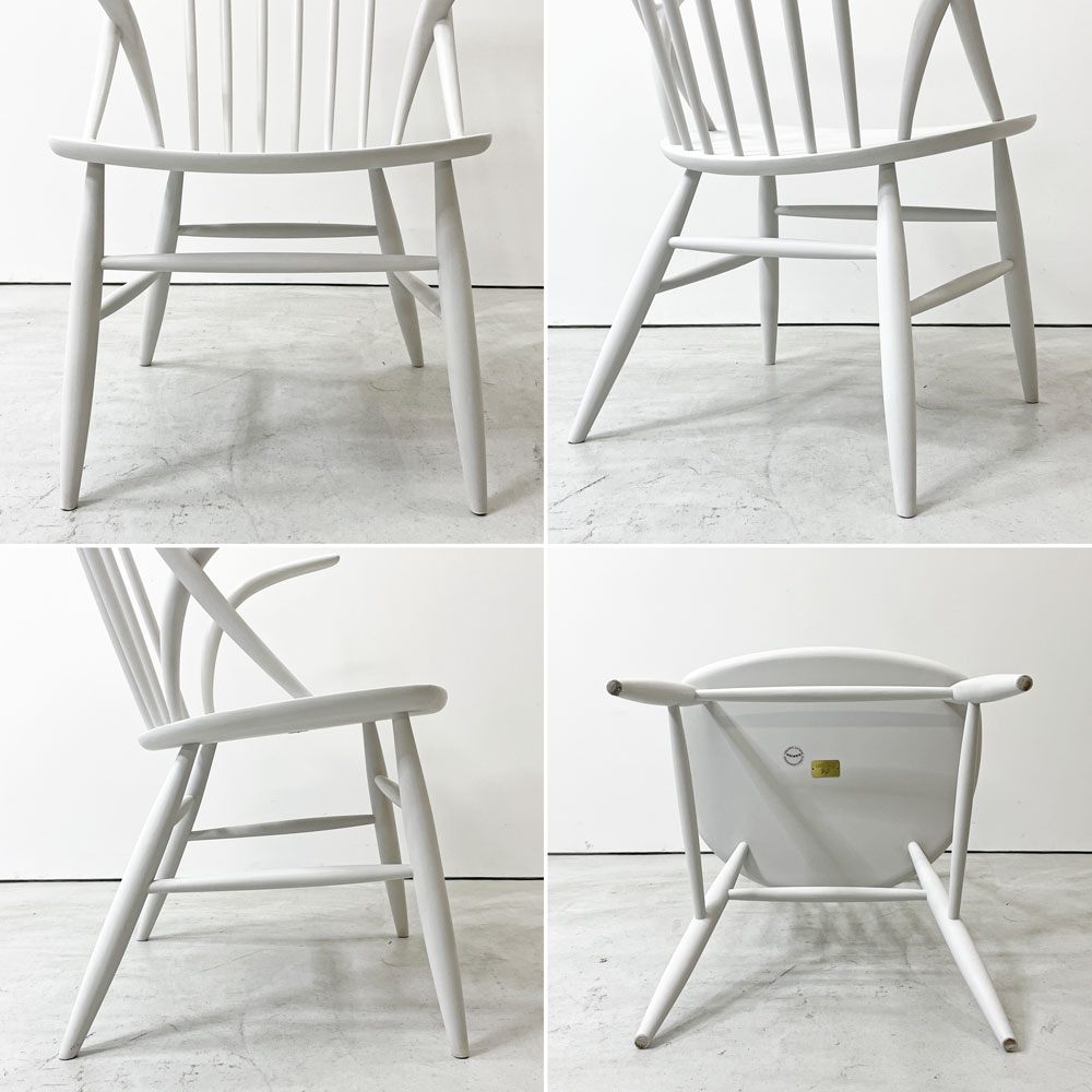 アイラーセン Eilersen IW2 CHAIR スポークバックチェア イージーチェア ホワイト ビーチ材 アイラーセン120周年 アクタス100脚限定 イルム・ヴィッケルソー 北欧 デンマーク ●
