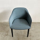 ヴィトラ Vitra ソフトシェルチェア Softshell Chair アームチェア ファブリック ブルー系 4レッグベース ロナン＆エルワン・ブルレック 未使用品 定価￥111,100- 〓