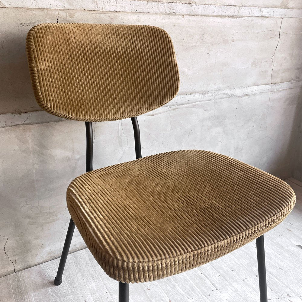 トラックファニチャー TRUCK FURNITURE スット ダイニングチェア SUTTO DINING CHAIR コーデュロイ×スチールフレーム インダストリアル A ♪