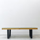 ハーマンミラー Herman Miller プラットフォームベンチ Platform Bench ネルソンベンチ コーヒーテーブル ローテーブル ガラス天板 メープル ウッドベース W122cm ジョージネルソン George Nelson ミッドセンチュリー ●