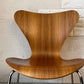 フリッツハンセン Fritz Hansen セブンチェア Seven Chair ダイニングチェア アルネヤコブセン Arne Jacobsen ウォールナット材 北欧家具 A ◎