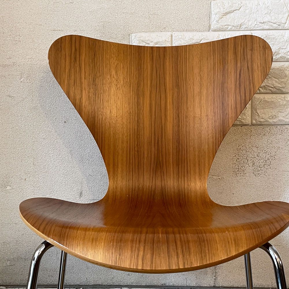 フリッツハンセン Fritz Hansen セブンチェア Seven Chair ダイニングチェア アルネヤコブセン Arne Jacobsen ウォールナット材 北欧家具 A ◎